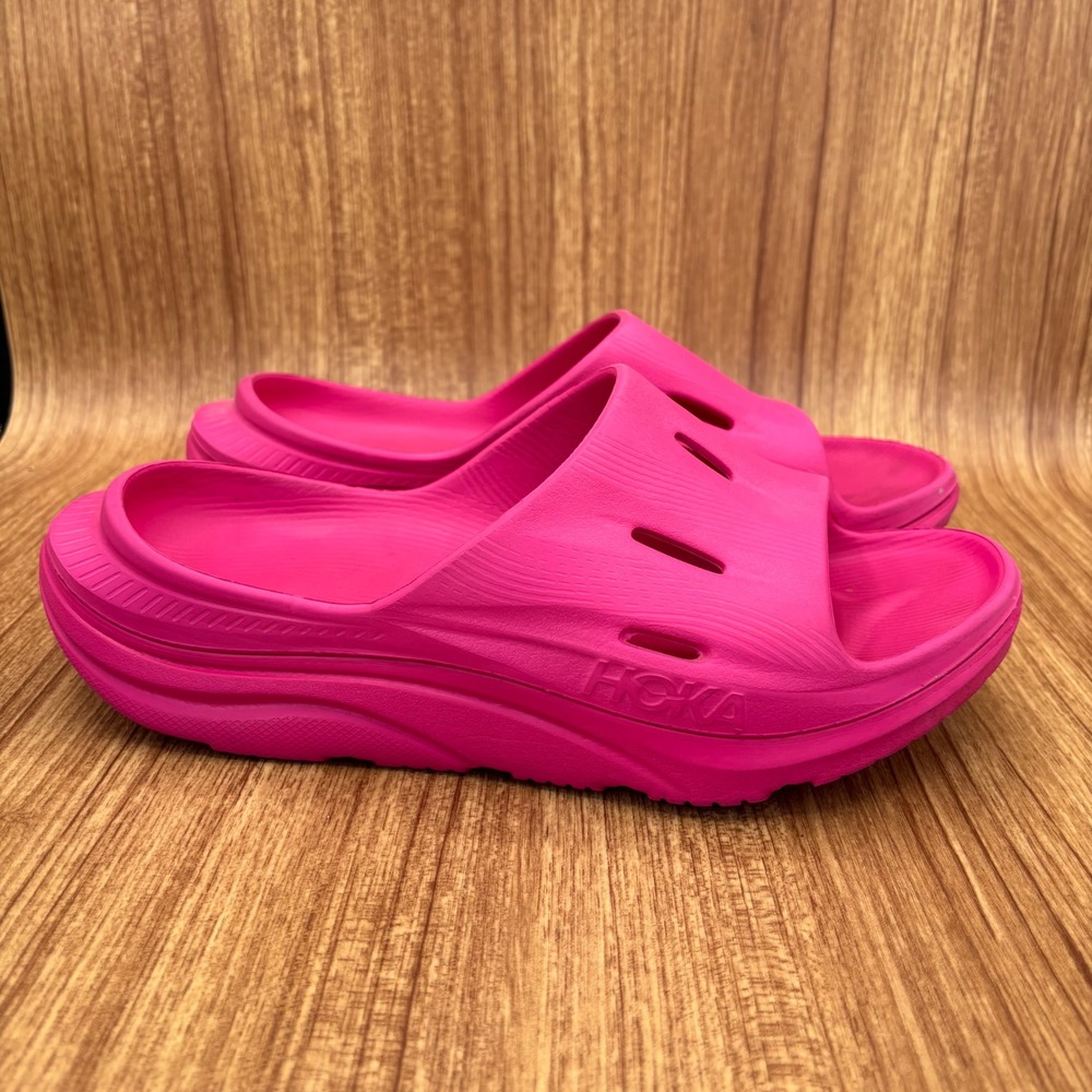 Hoka Ora Recovery Slide 3 Women 9 Men 7 Pink Cushioned Sandal 1135071